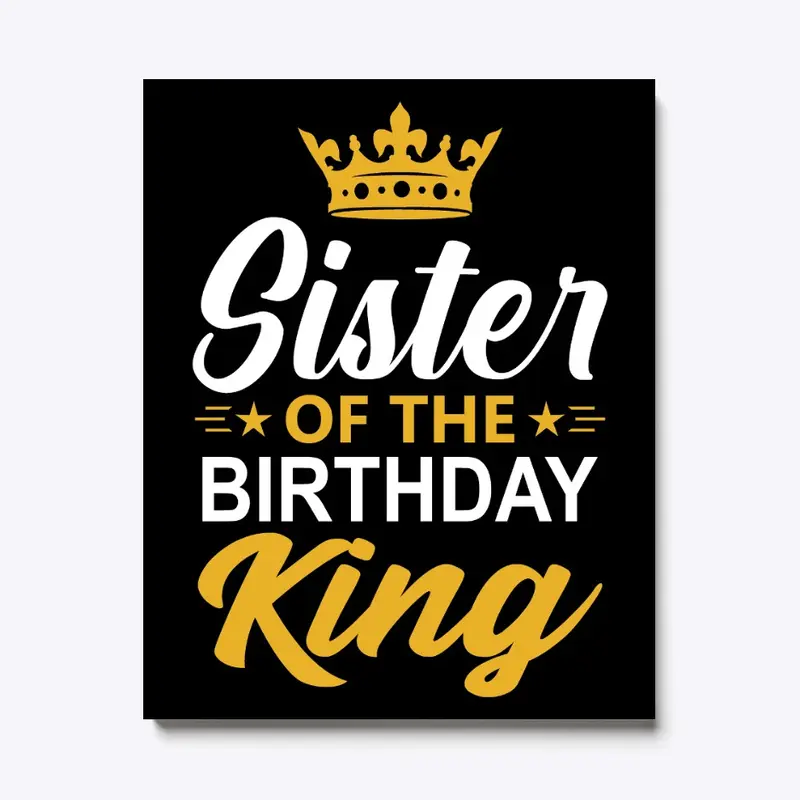 Sister of the birthday king