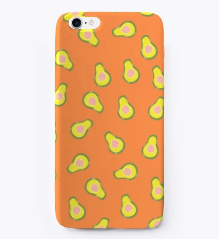 Avocado Fruit Pattern 